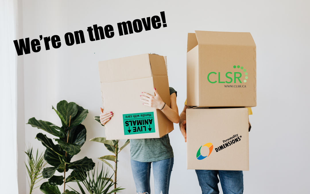 We’re on the move!